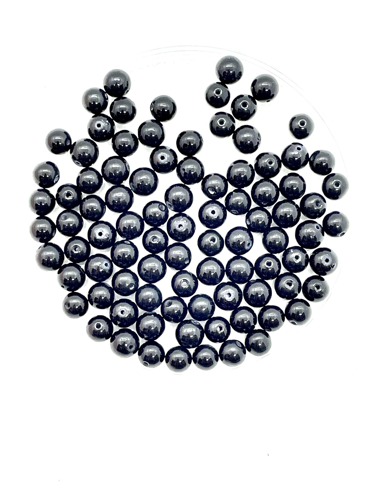 8mm Purple Goldstone Beads