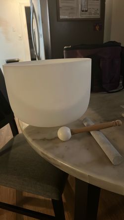 Round Singing Bowl with Carry Bag
