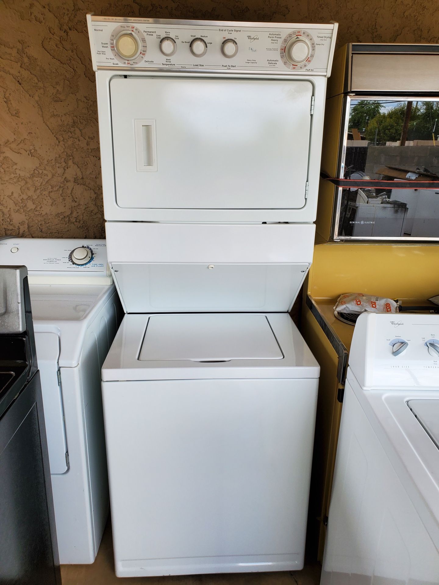 Whirlpool Washer N Dryer Super Capacity Heavy Duty 27 Inch Wide