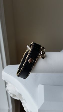 Omega Leather Bracelet
