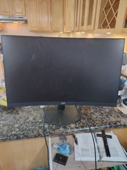 AOC curved gaming monitor