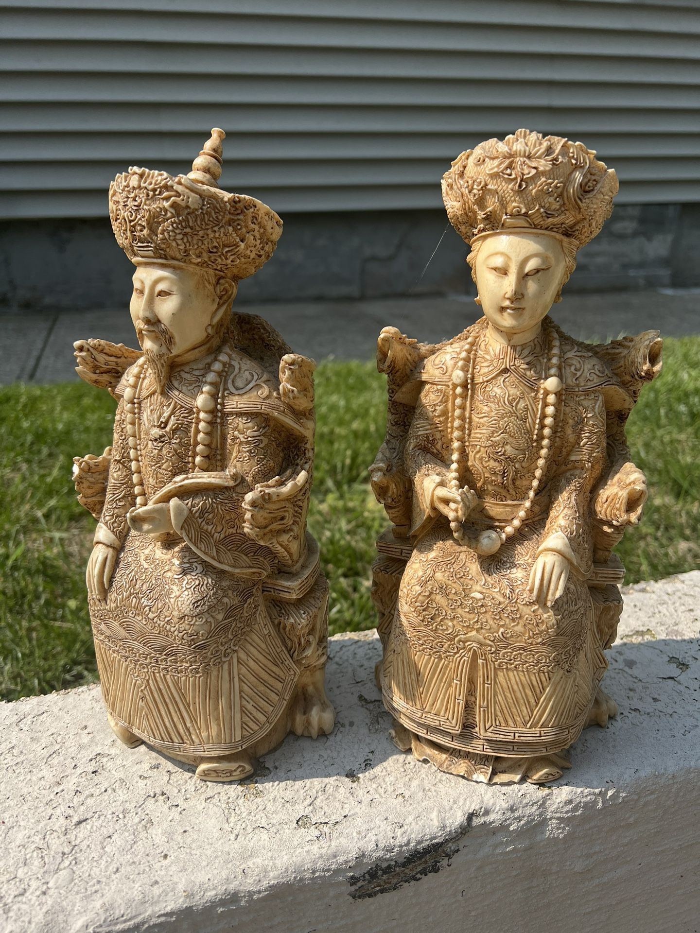 Emperor And empress 11” Tall