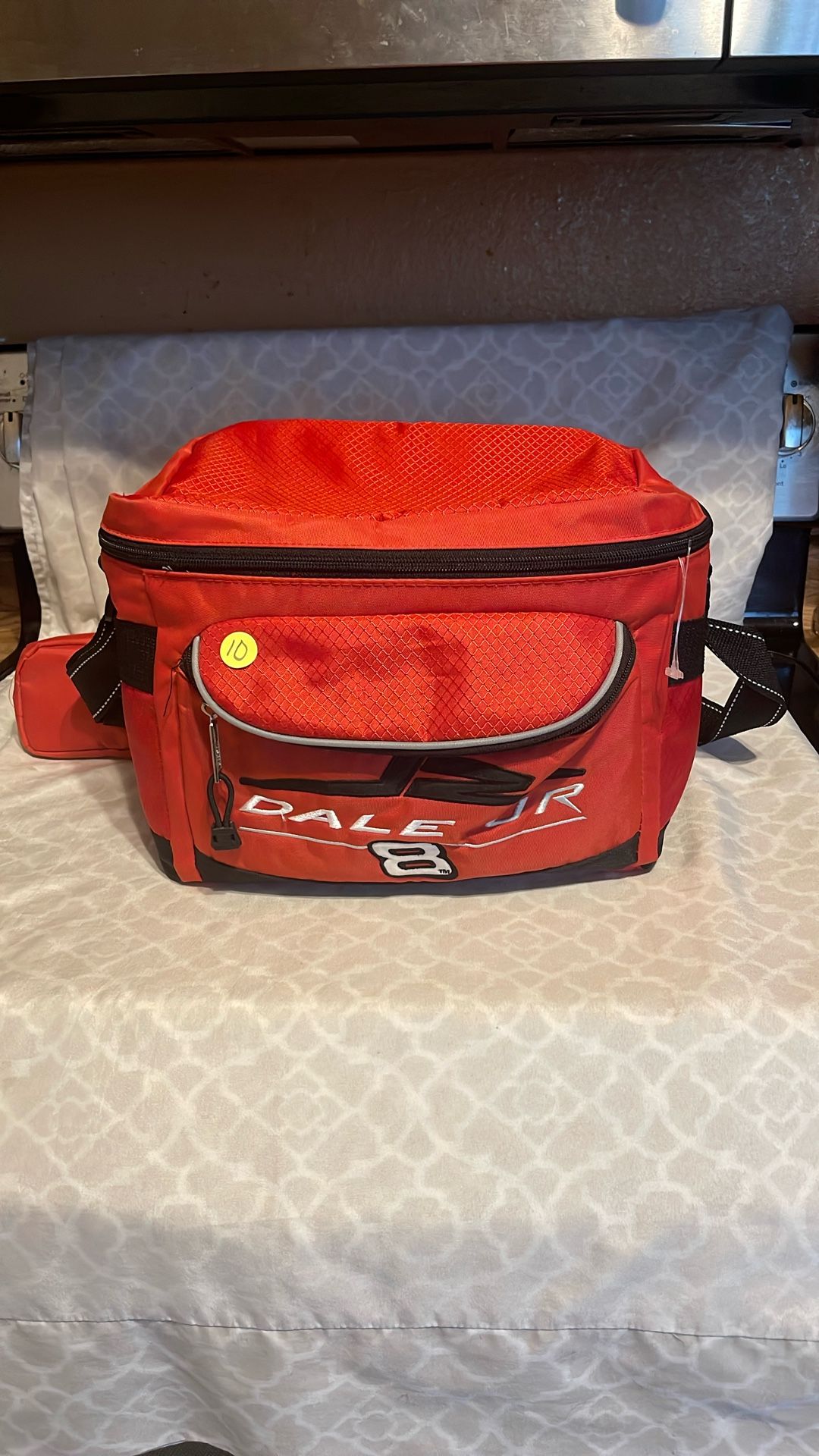 Dale Jr NASCAR Red Soft Cooler Lunchbox