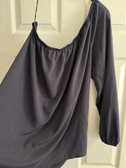 Assymetrical black shirt XL $10. Trending Fashion