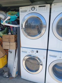 Lg Stackable Washer And Gas Dryer