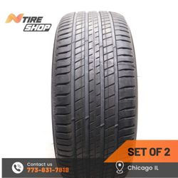Pair of 2 New  Summer  255/45R20  105Y  Michelin  Latitude Sport 3 TO Acoustic