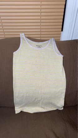 Striped Yellow Tank Top