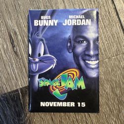 1996 Space Jam Michael Jordan Bugs Bunny Promo Pin