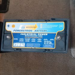 2 Power stride Battery's 2 Everstart Marine Batterys