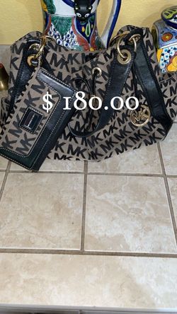 Michael Kors MK Signature Handbag with Wallet