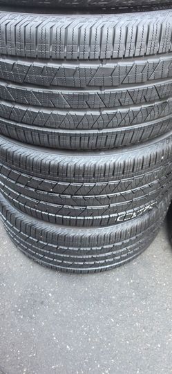 4 tires 285/40r22 continental crosscontact LX sport