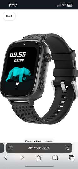 OKYUK Kids Smart Watch Gift for Girls Age 5-12, 4G Kids Watch 47 Games, HD Touch Screen Two-Way Calling Feature, School Settings, SOS, Birthday Gift f