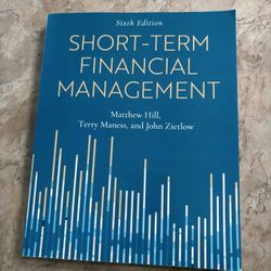Short-Term Financial Management - 6th Edition (used)