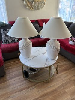 Beautiful Pair Of Lamps 