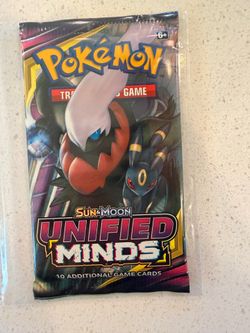 Pokémon Sun & Moon Unified Minds booster pack