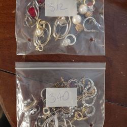 Vintage And Contemporary Earrings!! 