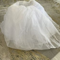 Wedding Skirt In Good Condition Asking $40!!!