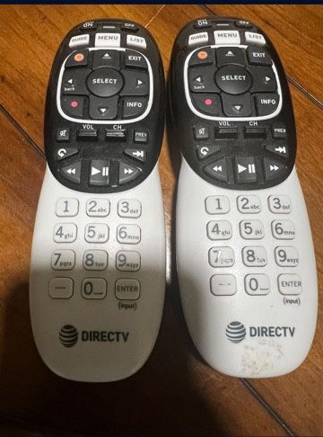 Two Direct TV Remote Controls