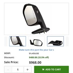 Ford Mirror MB5Z-17682-CC 2020-2023 Explorer Passenger Side Mirror - FORD OEM NEW