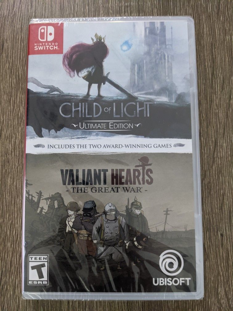 Child of Light / Valiant Hearts - Nintendo Switch