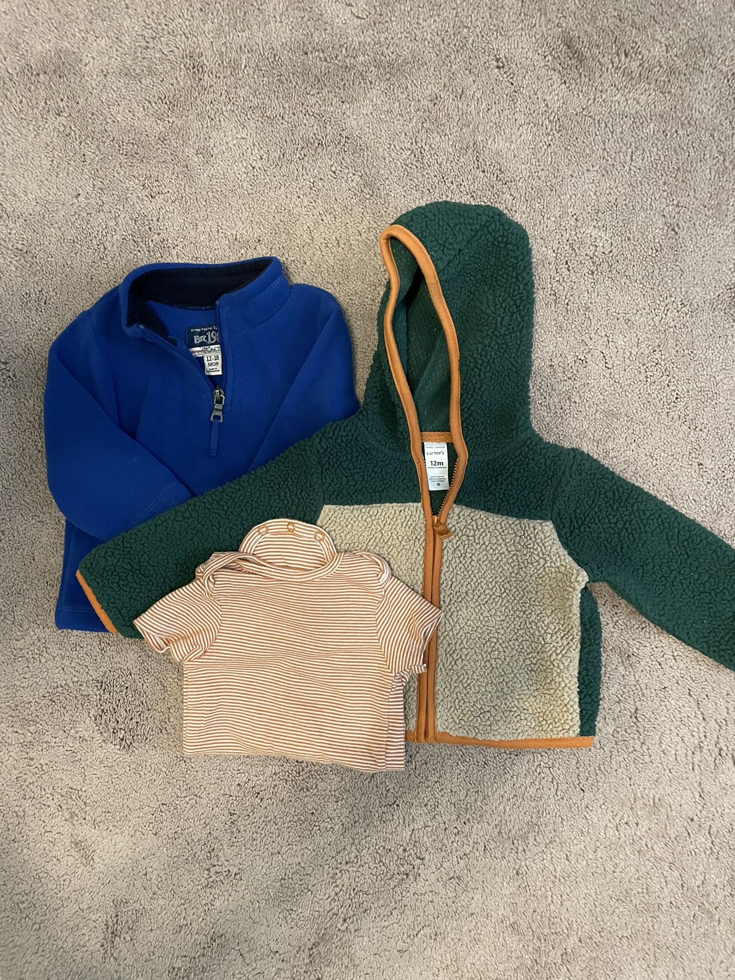 12 Mo Baby Fleece Jackets