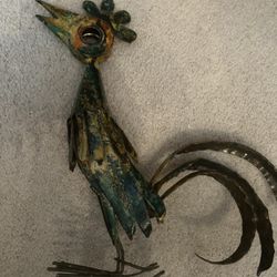 Colorful Tin Rooster
