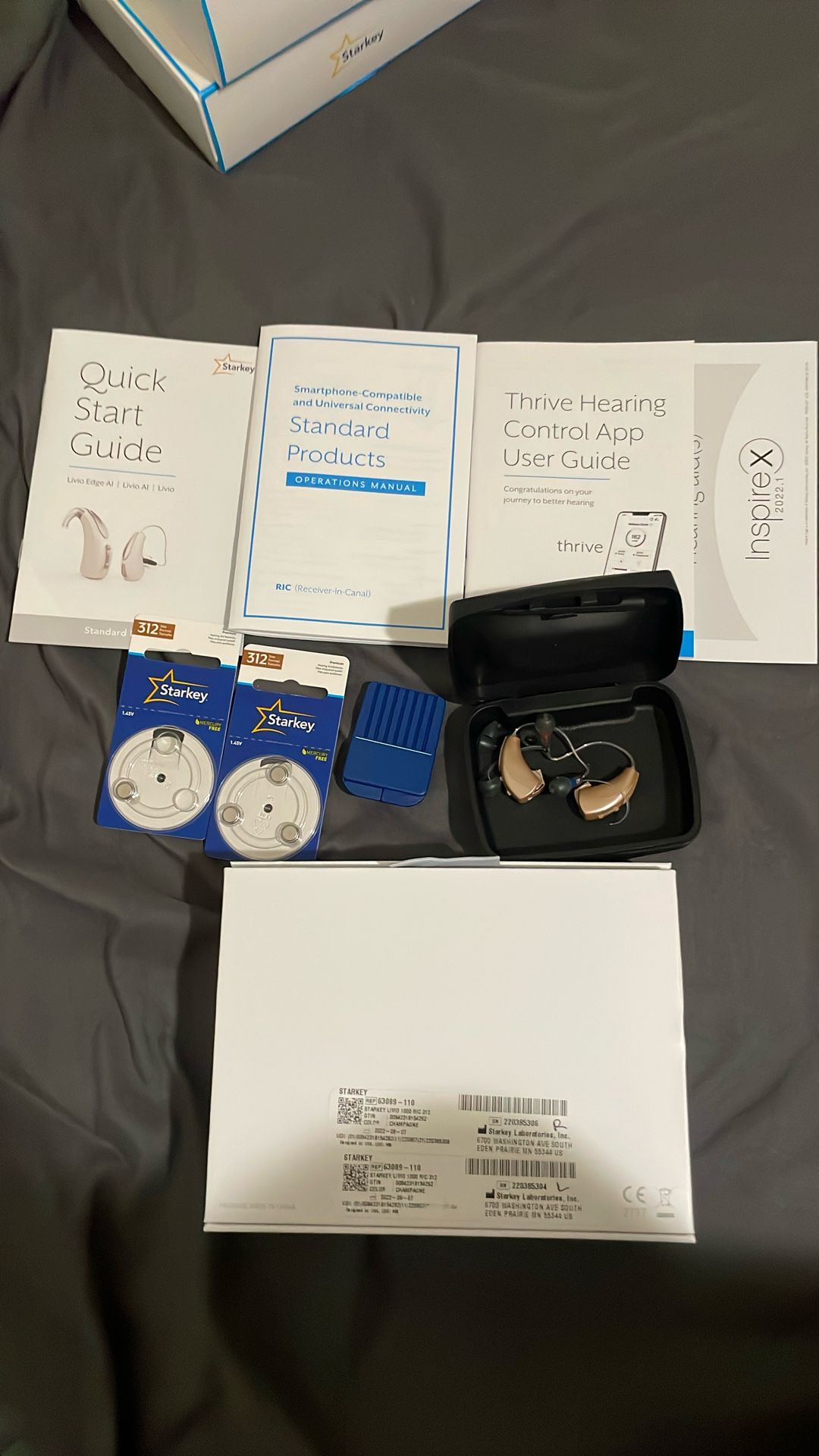 Starkey Livio Ai 1000 Hearing Aid 4 Mile To Severe!