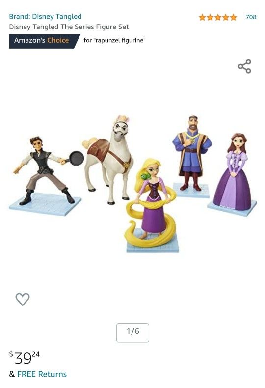 Disney Tangled Action Figure Set