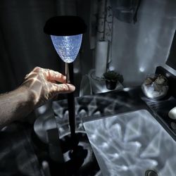 Super Bright Solar Lights, Waterproof 10 Pack, Dusk to Dawn Up to 12 Hrs Solar Powered Outdoor Pathway Garden Lights Auto On/Off, LED Landscape Lighti