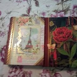 Two Book/Box Cases for Keepsakes/Treasures