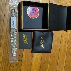 Miami Cuban Link Necklace in Yellow Gold With diamonds- 8mm