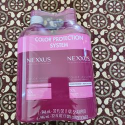 Nexxus Color Assure Shampoo & Conditioner Set, 32 fl oz Each X 2 = 64 Oz New