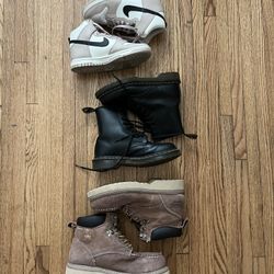 Nike Dunks, Doc Marten Boots, Men’s Coleman Workwear Boots
