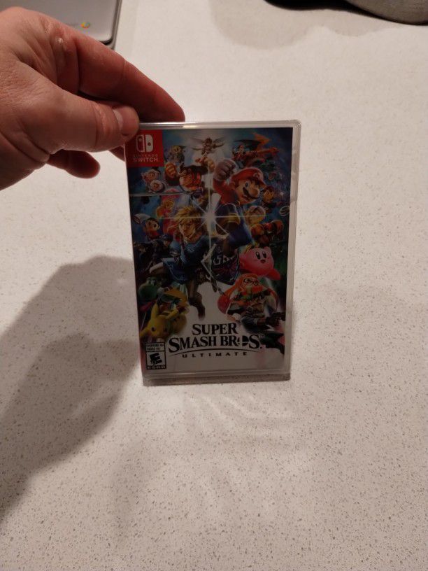 NEW NINTENDO SWITCH SUPER SMASH BROS ULTIMATE GAME FACTORY SEALED 