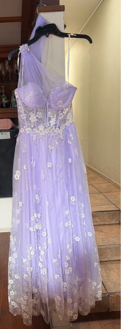 Lavender long dress size XS