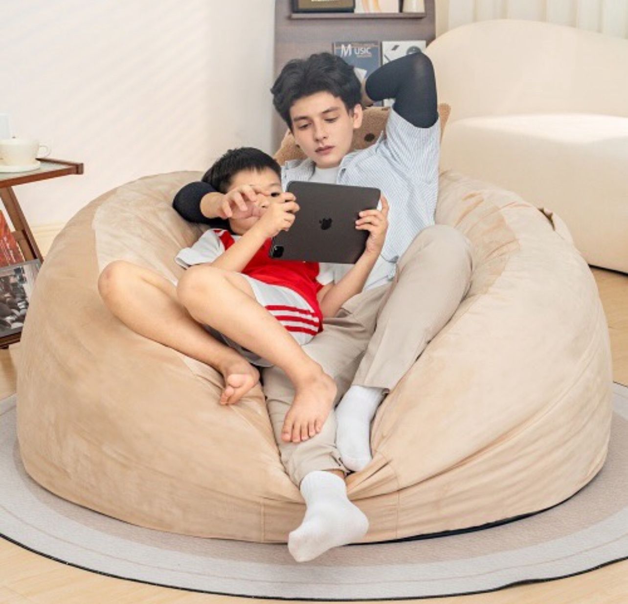 Brand New Beige Bean Bag