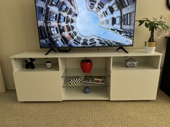 WHITE TV STAND BRAND NEW IN BOX