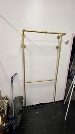 Gold clothes bars