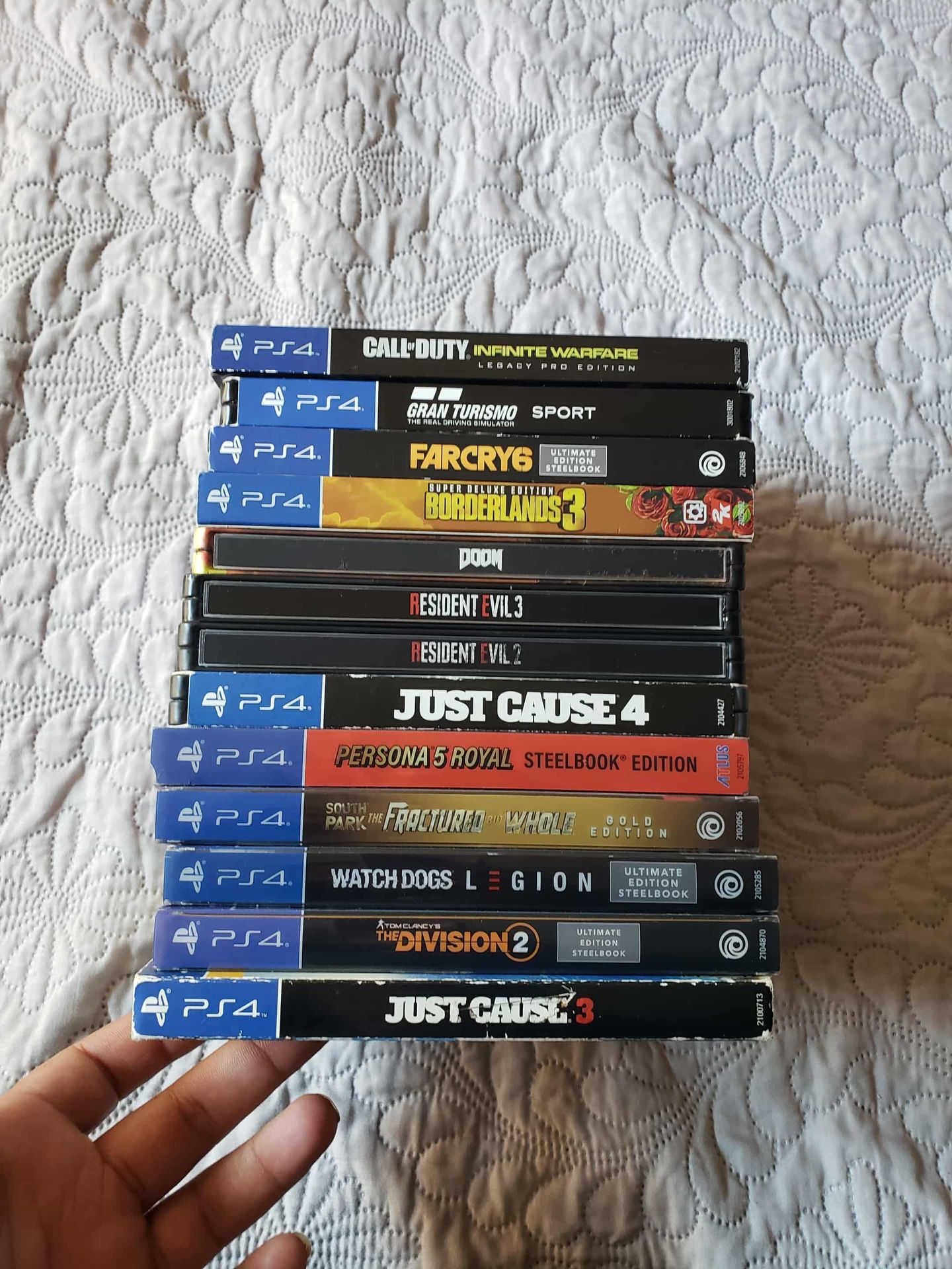 $60! Per 1 Game. 2 Games for $100!?. They limited edition steelbook Metal Games Some Sealed. $60! Cada Uno O 2 Por $100. PS4 PS5 Playstation 4 Games J