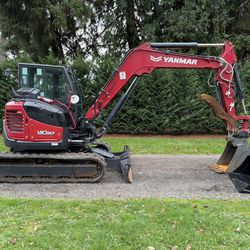 2021 Yanmar VIO80 Mini Excavator - 18K Weight- 2 Buckets - 1,233 Hours