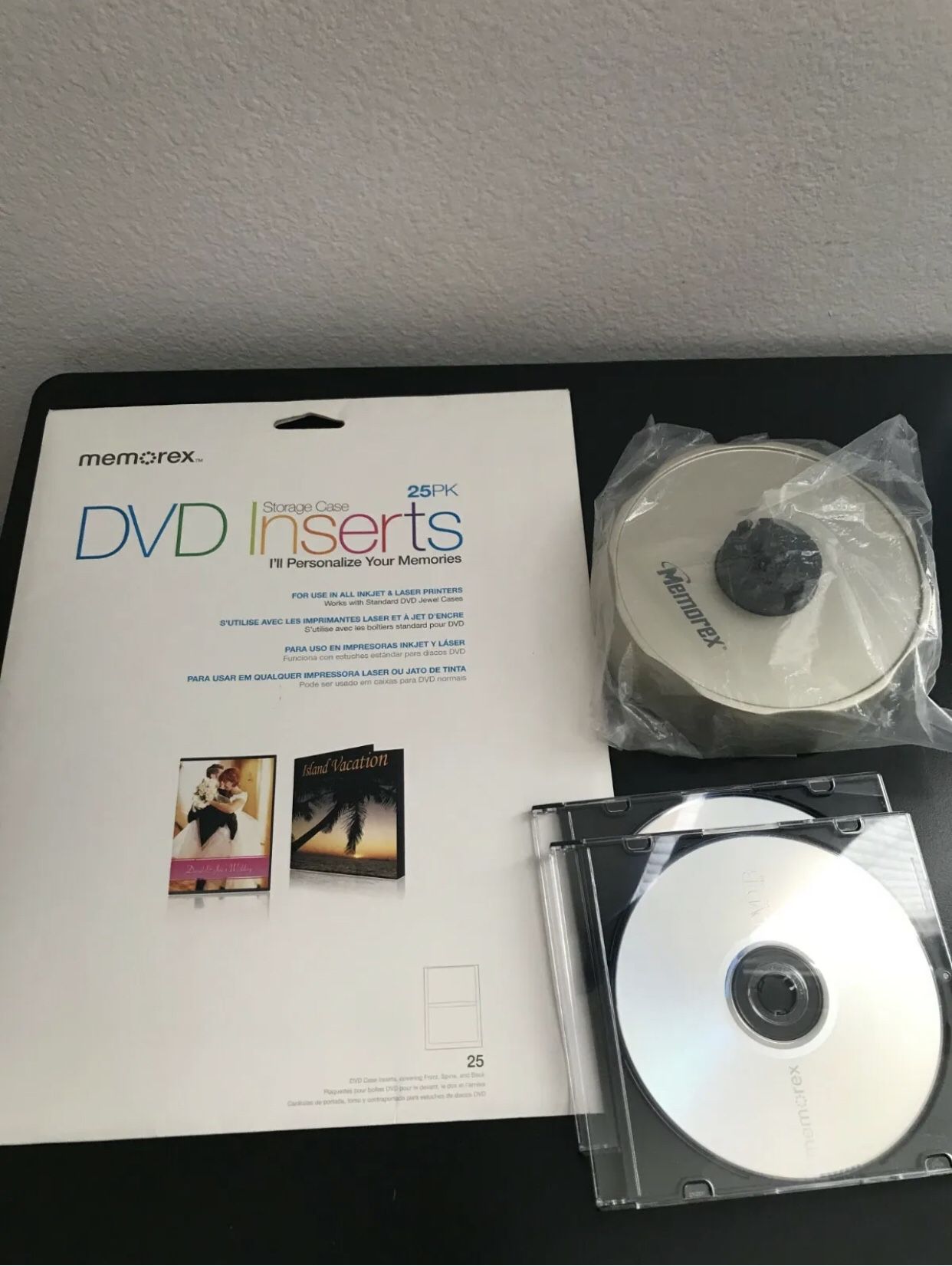 Memorex DVD Insert Storage Case Bundled