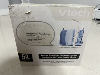 VTECH Vonage Broadband Internet Telephone System must be used with Vonage