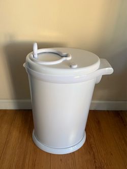 Ubbi Steel Diaper Pail - White