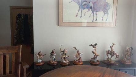 Native American porcelain figures
