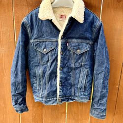 Vintage Levis Denim Jacket Size 40 Regular