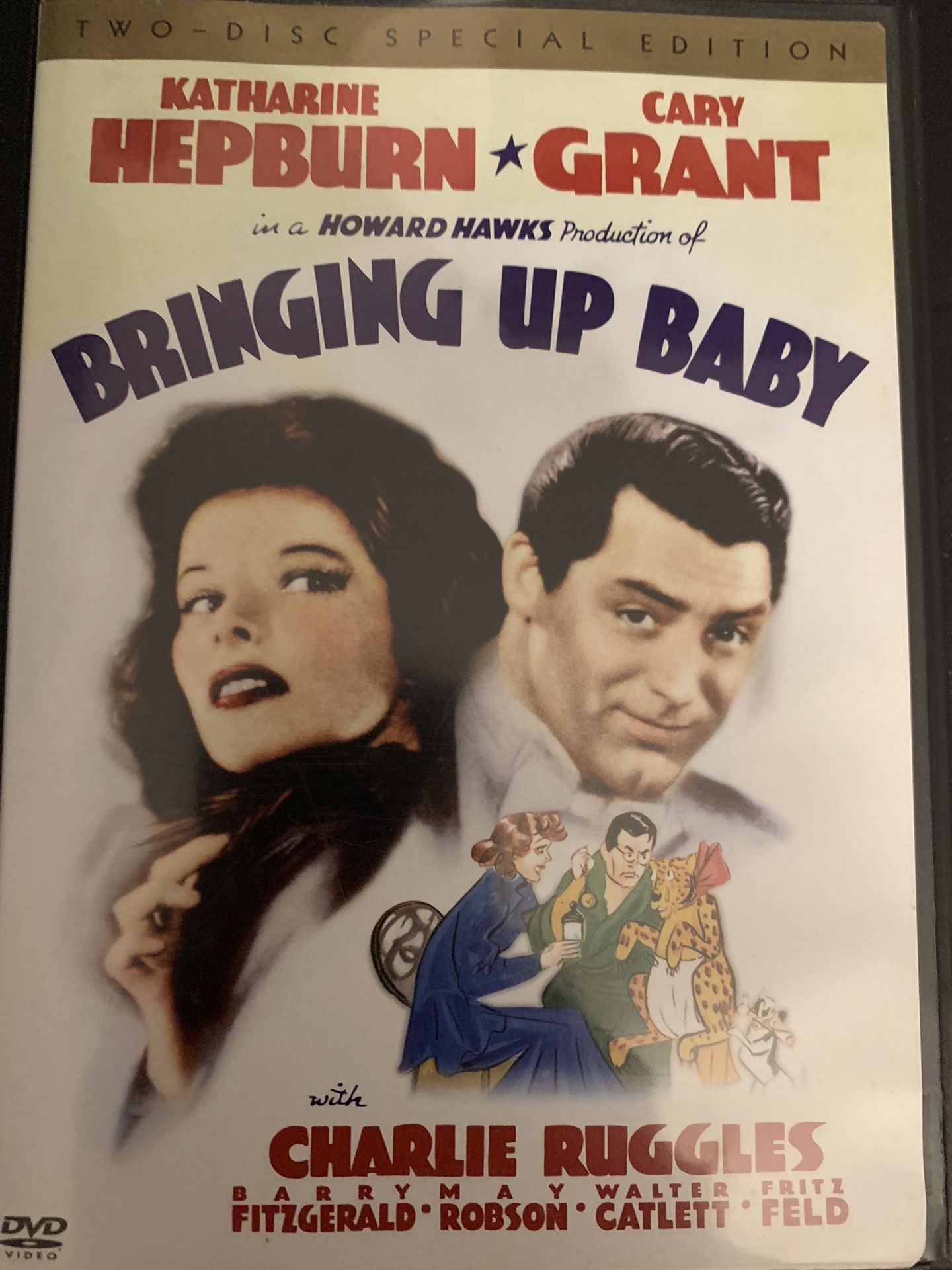 BRINGING UP BABY 2-Disc Special Edition(DVD-1938)Katharine Hepburn + Cary Grant!