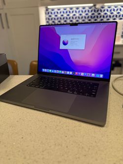 2021 Apple MacBook Pro 16’ M1 Pro 16GB Ram 512SSD