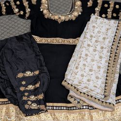 Black Anarkali Indian Dress