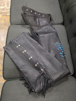 Vintage Leather chaps 2xl