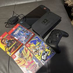 Nintendo switch 2 with Games and Pro Controller 530